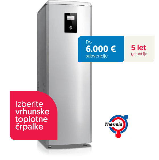 Izberite vrhunske topotne crpalke Thermia